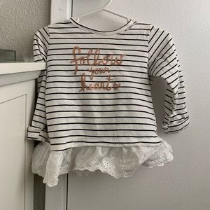 Follow your heart long sleeve tee